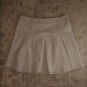Michael Kors  Striped A-Line Skirt Size 6